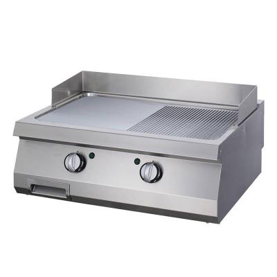 Maxima Grilovací deska Heavy Duty - poloviční drážka Chrome - dvojitá - hloubka 70 cm - elektrická |  09395049